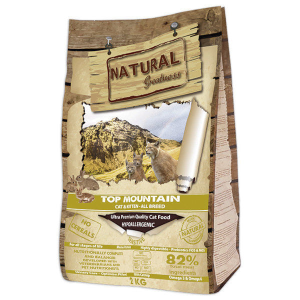 Natural Greatness pienso gato top mountain 2kg NatuMascota