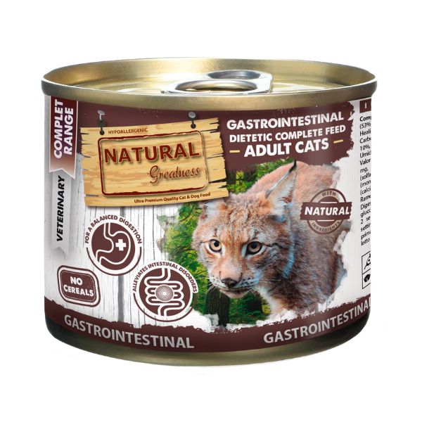 Natural Greatness lata Gastrointestinal para gatos 200gr