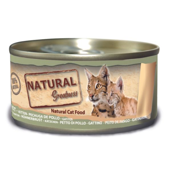 Natural Gretaness Lata Classic 70gr para gato cachorro kitten