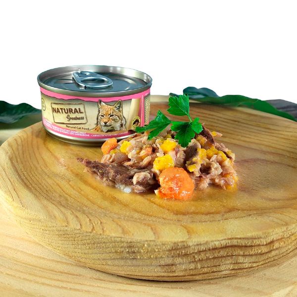 Natural Gretaness Lata Classic atun gamba 70gr para gato - 2
