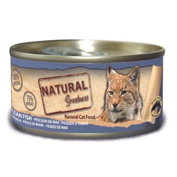 Natural Gretaness Lata Classic pescado de mar 70gr para gato