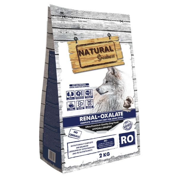 Pienso natural greatness renal oxalato para perros 2kg
