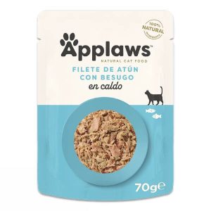 Applaws Pouch para gatos 70gr – Atún con besugo en caldo